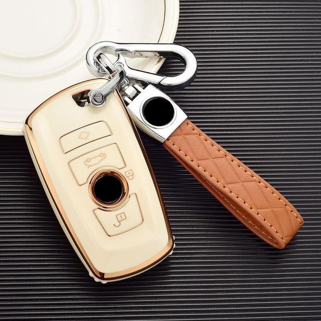 Car Key Fob Case Cover For BMW 1 3 5 7 Series X1 X3 X4 X5 F10 F20 F21 F30 F18 F25 M3 M4 E34 E36 E60 E90 Keychain Accessories