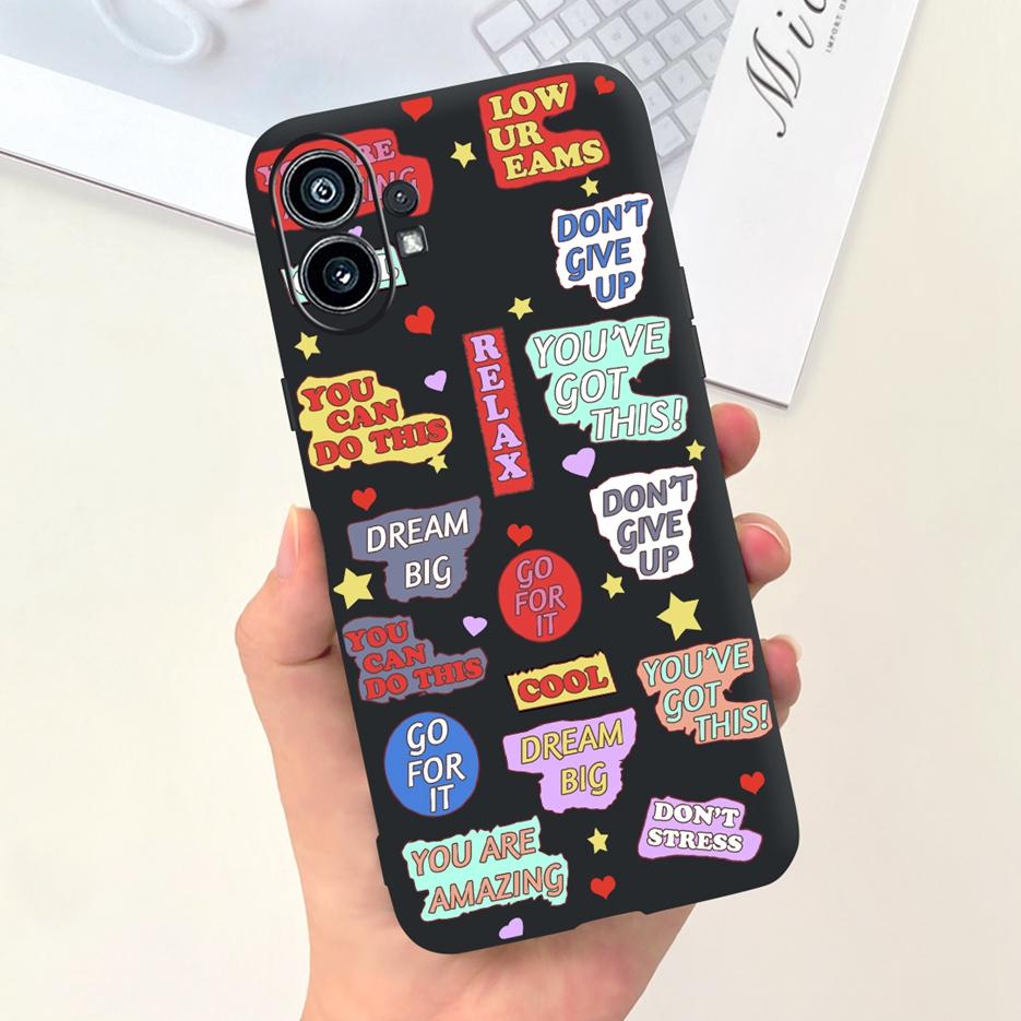 Чехол для Nothing Phone 1 Новый Стильный Художественный Расписной Чехол Мягкий Силиконовый Чехол для Телефона Для Nothing Phone One Phone1 Fundas Capa