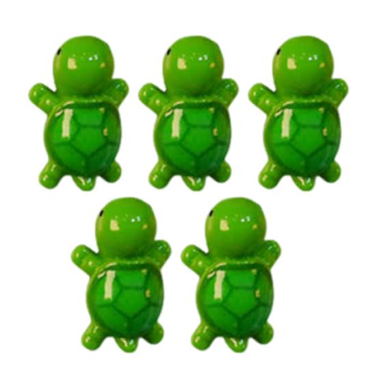 3D Fridge Magnet 5Pcs Mini Resin Turtle Refrigerator Magnet, Colorful Tortoise Kitchen Home Office Locker Decorative Accessories Magnets