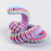 3D Printed Snake Realistic Snake Statue Movable Joint Fidget Toys Simulation Snake Year Desk Ornament Animal Model Gift