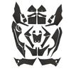 For Kymco AK550 AK 550 NEW Motorcycle Body Anti Scratch Rubber Carbon Fiber Pattern Decorative Protective Decal Sticker Pad