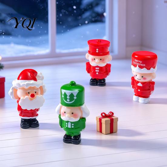 Holiday Decoration Supplies for Crafts Mini Christmas Figurines, Small Dollhouse Decorations, Micro Landscape Decorative Resin Pieces Crafting