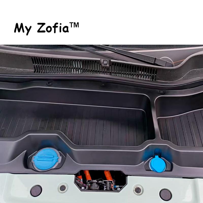 Left hand drive Front Cabin Storage Box For Leapmotor T03 2023 2024 2025 ABS Waterproof Storage Box front spare box Accessories