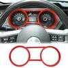 Декоративные кольца на приборную панель для Ford Mustang 2010-2014 Красные