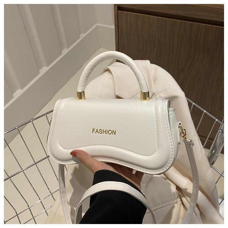 Trendy Urban Minimalist Shoulder Bag With Contrasting Stitching Details In Multiple Colors