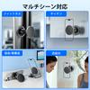 Oatsbasf Double-sided Magnetic Phone Holder Stand Metal 360°Rotatable Dual Magnet Phone Mount Stand Universal for iPhone Samsung