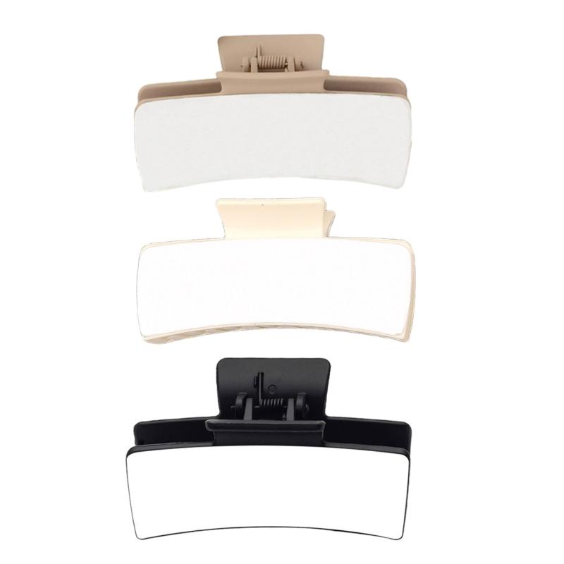 Elegant Heat Pressed PET Barrettes Portable PET Hair Slide with Crisp Heat Transferred Pattern for Fashion Lovers