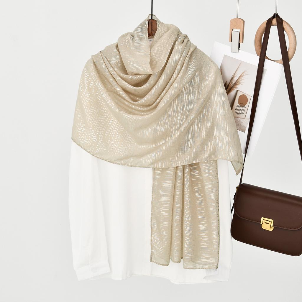 Новый серебристый серебристый яркий шелковый шарф ручной работы, высококачественный женский полиэстеровый солнцезащитный мягкий платок для головы