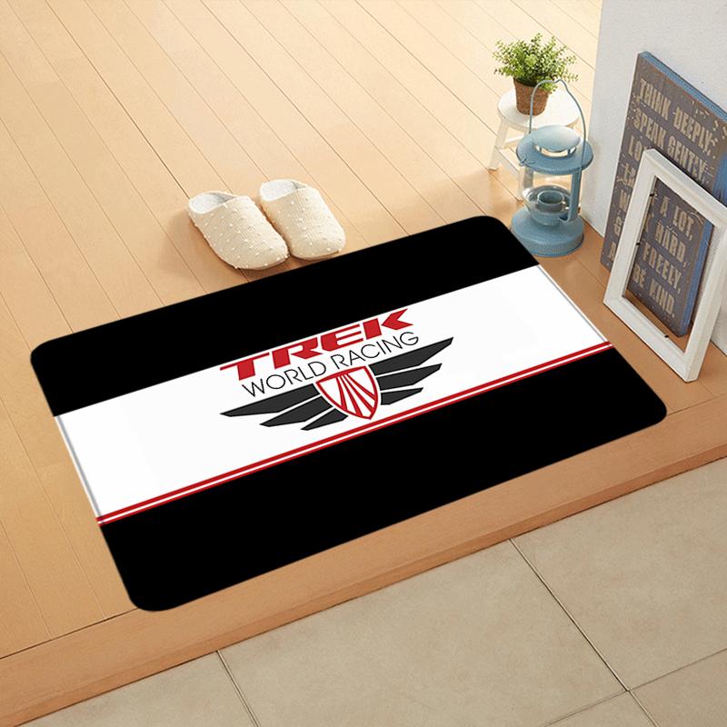 Entrance Doormat Balcony Rugs Living Room Carpet T-TREKS Bicycle Foot Mats Bath Rug Floor Mat Ideal Gifts Non-slip House Decor