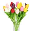 10Pcs Rustic Simulated Tulip Flower Silk Flower Artificial Tulip Flowers  Home Decoration