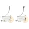 2Set Cabinet Sliding Door Window Roller Pulley Stainless Steel Sliding Door Window Roller Pulley