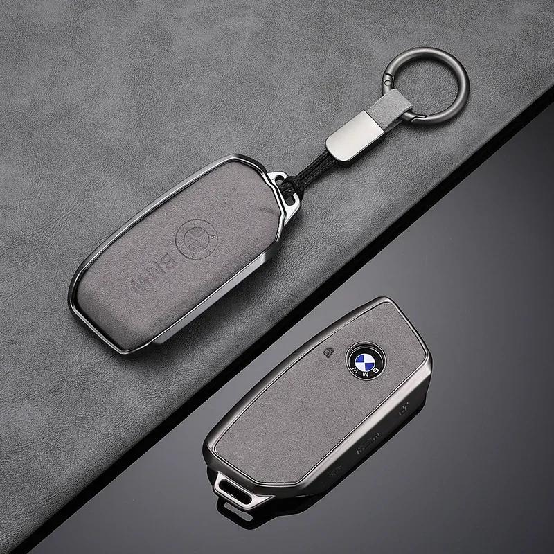 TPU Car Remote Key Case Cover For BMW X1 U11 X7 G07 XM G09 I7 G70 X5 G05 LCI IX IX40 I20 U06 G81 M3 Series 5 7 G60 2023 2024 UJD4