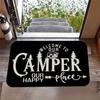 Rectangle Camping Van Welcome Mat Non-Slip Entrance Rugs Durable Door Mat  Outdoor Camping