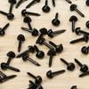 DIY Doll Animals Mini Black 4.5X5.5MM Plush Doll Eyes Safety Triangle Noses Stuffed Doll Eyes