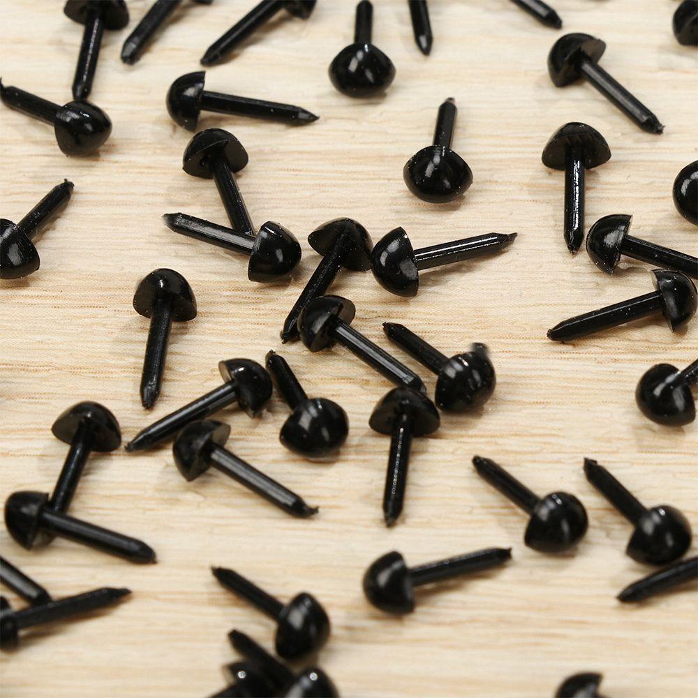 DIY Doll Animals Mini Black 4.5X5.5MM Plush Doll Eyes Safety Triangle Noses Stuffed Doll Eyes