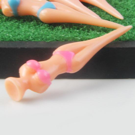 6 шт. футболок для гольфа, разноцветные бикини-футболки для гольфа, пластиковые телесные футболки для гольфа с изображением человека