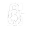 Simple Solid Color Newborn Baby Stroller Seat Cushion Pushchair Mat Safety Protection Pad Car  Mattress Infant
