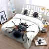 Realistic Detailed Fly Artwork Bedding Duvet Cover Set  (1*Duvet Cover 2*Pillowcases, without duvet insert)