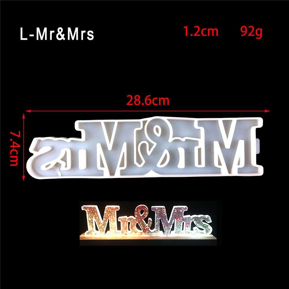 Форма для литья на день рождения, украшение дома, силиконовые формы для букв и букв, форма для алфавита, форма для эпоксидной смолы