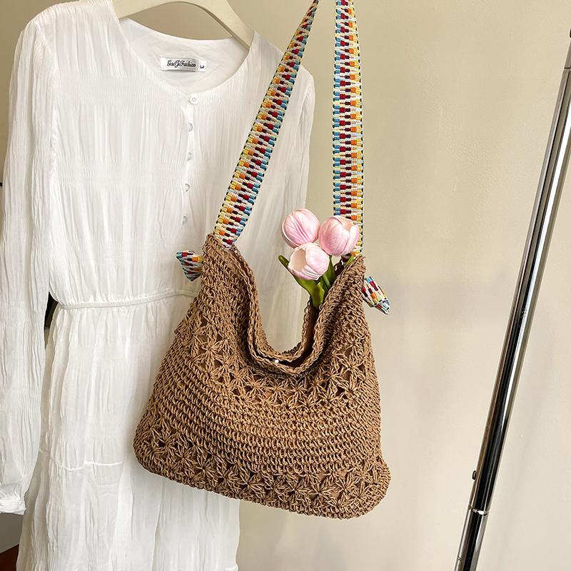 Соломенная сумка женская сумка через плечо для поездок на работу пляжная сумка