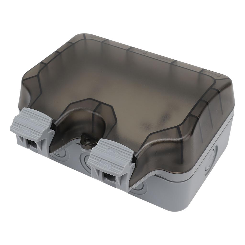 Уличные розетки, выключатели с защитной крышкой IP66 водонепроницаемые, брызгозащищенные, пылезащищенные 13А