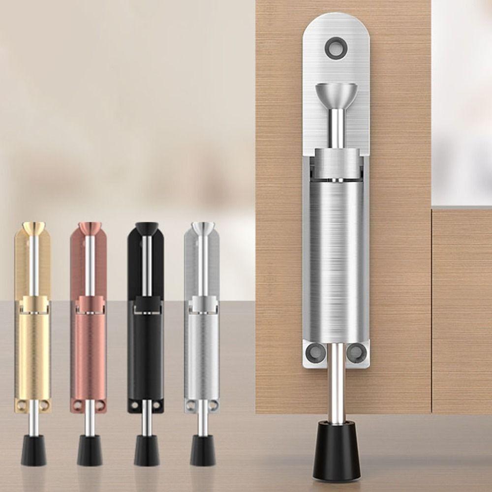 Rust Resistant Foot Operated Door Holder Zinc Zinc Zinc Alloy Kick Down Door Stopper Foot Stopper  for Home