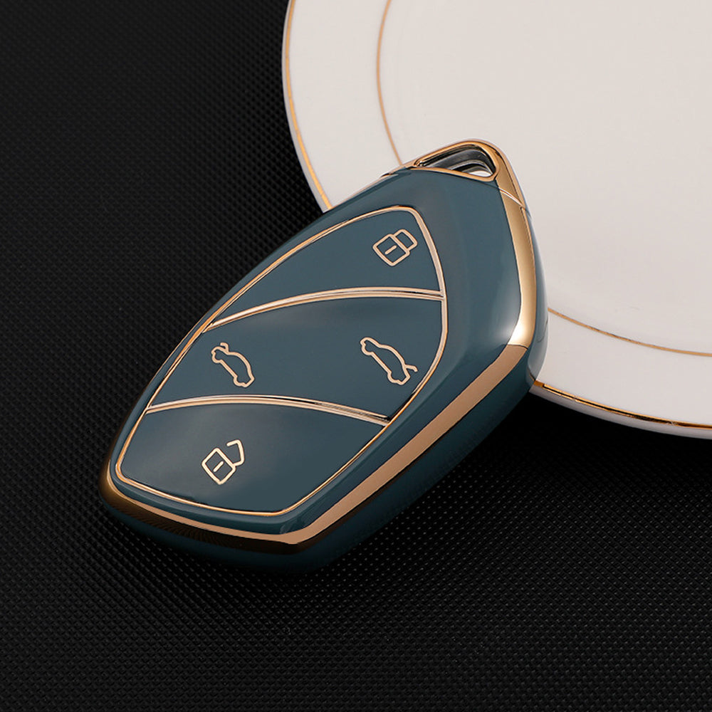 Чехол для автомобильного ключа из ТПУ с 4 кнопками, защитный чехол для пульта дистанционного управления, автомобильные аксессуары для Roewe Ei5 MARVELX Marvelr MG ZS EV HS EHS ZX GT