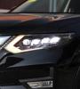 Светодиодная хрустальная сборка фары-проектора для Nissan X-Trail 17-22: Дневные ходовые огни и динамические указатели поворота
