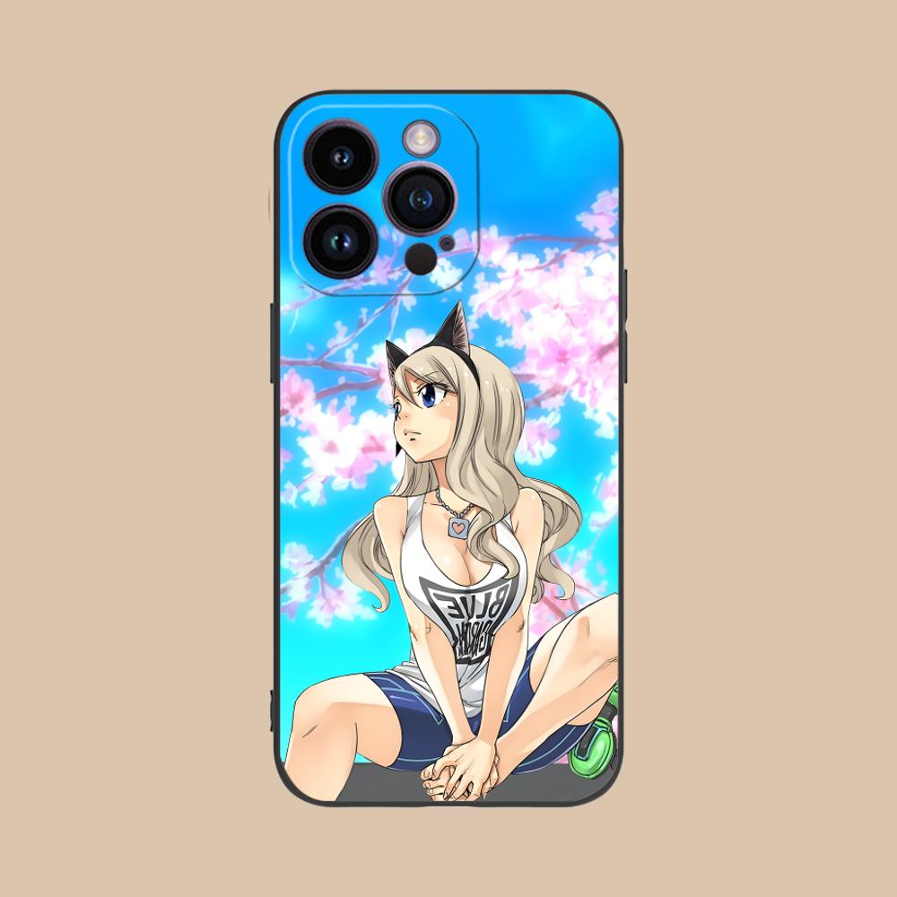 Чехол для телефона Edens Zero Ребекка для iPhone 17 16 15 14 13 12 11 X XR XS 8 7 Air Pro Max Plus Mini Мягкий ТПУ Ударопрочный Чехол