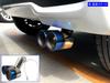 BRIGHTZ Stainless Steel Dual Exhaust Muffler for Custom JOY Cutter, Blue, N-BOX JF5/JF6 (F5, F6, 5, 6) N-BOX (MUF-CUT-005)