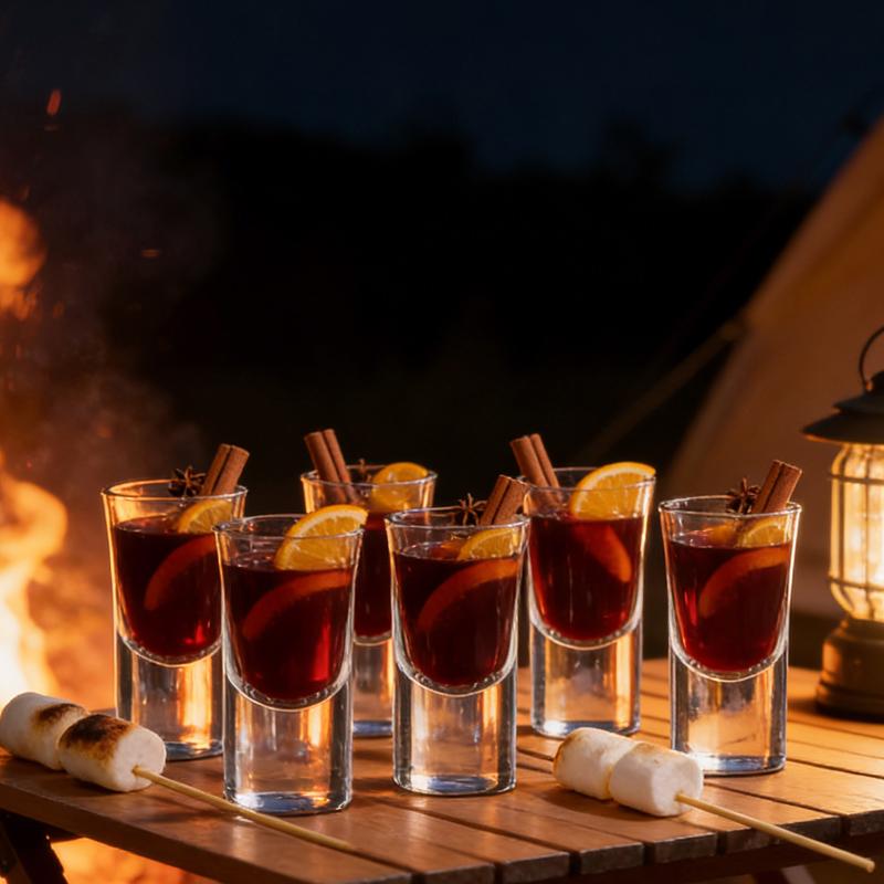 15ml/20ml Exquisite Juice Beverage Cup Luxury Thick Bottomed Cocktail Glass Party Transparent Whiskey Cup Brandy Liqueur Glass