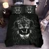 Bohemian Style Comforter Bedding Sets Indian Wolf 3pcs Animal Duvet Cover Sets King Size Boho Bedding Polyester Ropa De Cama