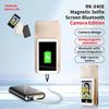 Selfie Monitor Screen with Bluetooth-compatible Remote Control Magnetic Clip Live Screen Sharing Adjustable Brightness Live Stream Selfie Monitor
