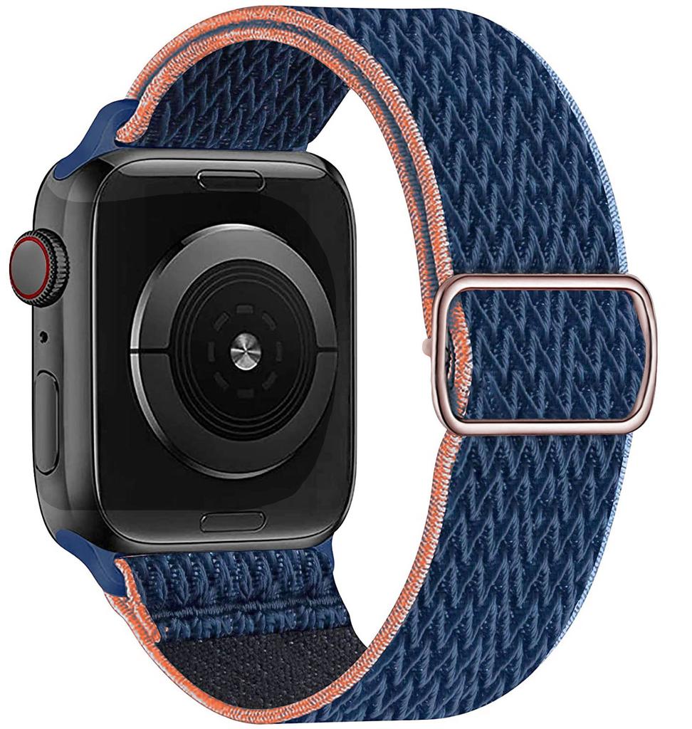 Эластичная петля Solo Loop, совместимая с ремешками Apple Watch 44 мм, 42 мм, 40 мм, 38 мм, регулируемый эластичный спортивный нейлоновый ремешок для серии iWatch
