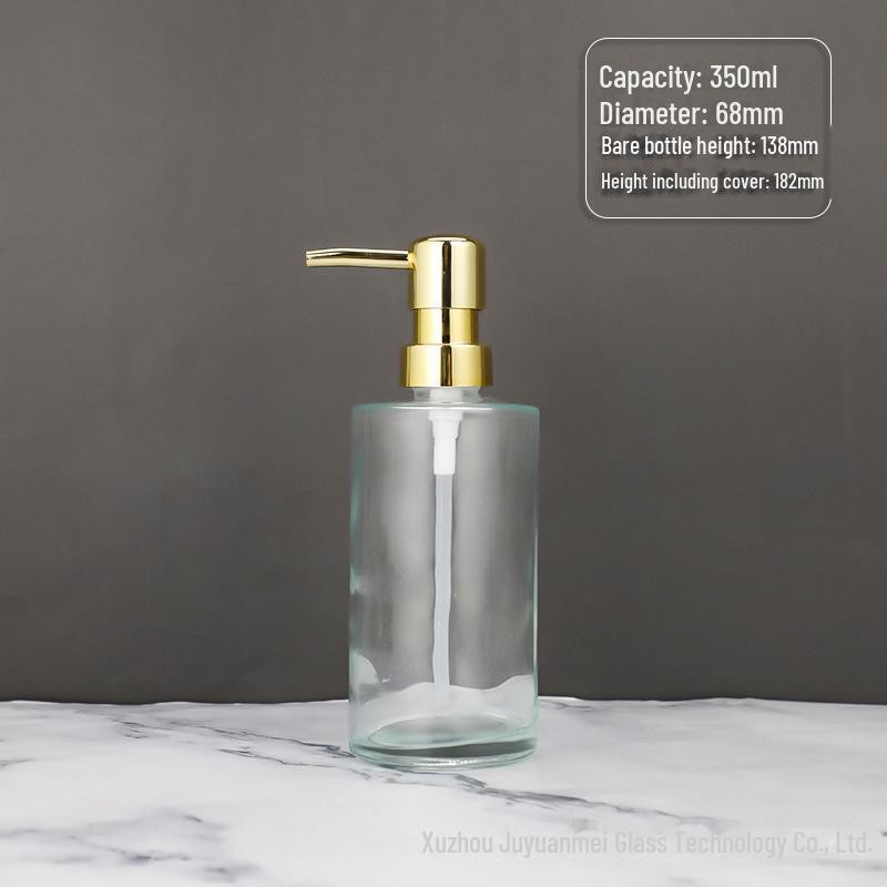 Стеклянный флакон для лосьона и мыла в скандинавском стиле для дома, дезинфицирующее средство для рук и гель для душа в отеле