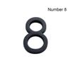 4inch/10cm 3D Black Self-Adhesive ABS Acrylic 0 To 9 Number Plate Sign Door Label Numeral Tag