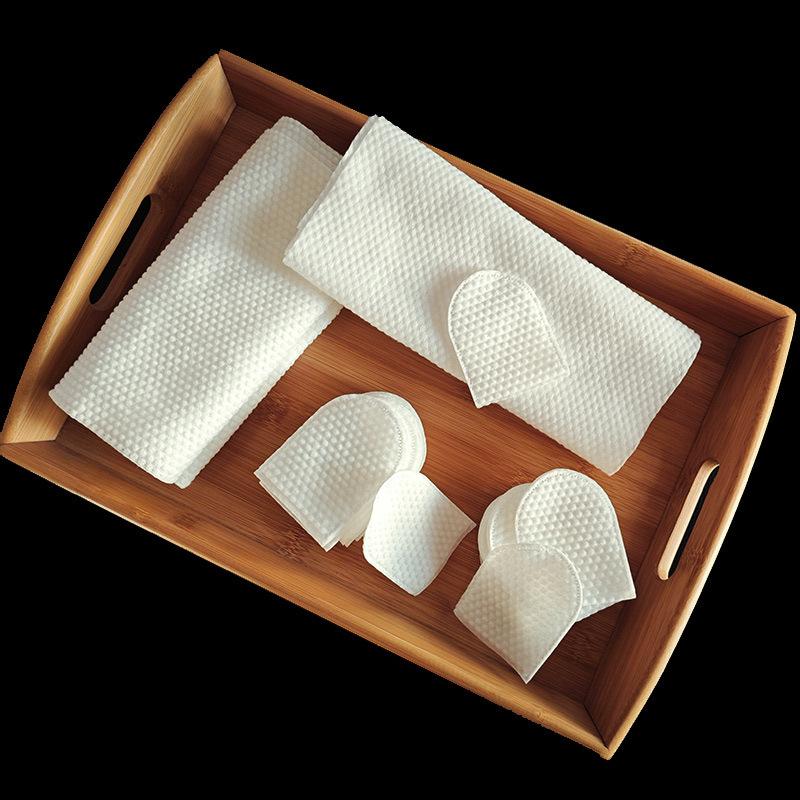 U-образный карманный набор для пальцев, хлопковая вставка для макияжа, ручная вставка для снятия макияжа, хлопковый карман с жемчужным узором, хлопковая сумка для чистки полости рта, упаковка из 120 шт.