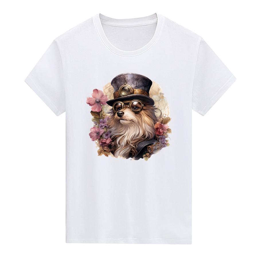 Термальная нашивка с цветами и животными, наклейки на одежду, Diy, теплопередача, Parches Ropa, нашивки на одежду, наклейки-наклейки