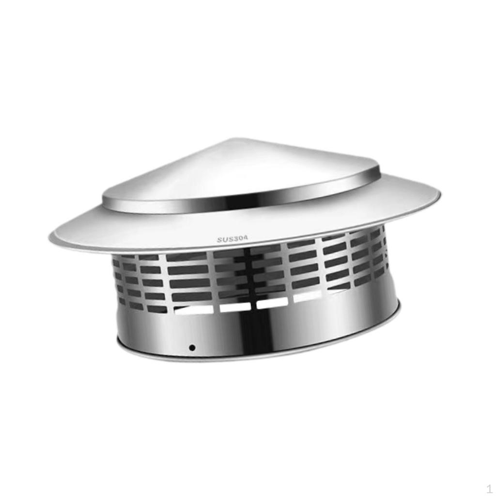 Круглый колпак дымохода Крышка дымохода Непромокаемая коническая верхняя крышка вытяжного отверстия Крышка Защита от дождя