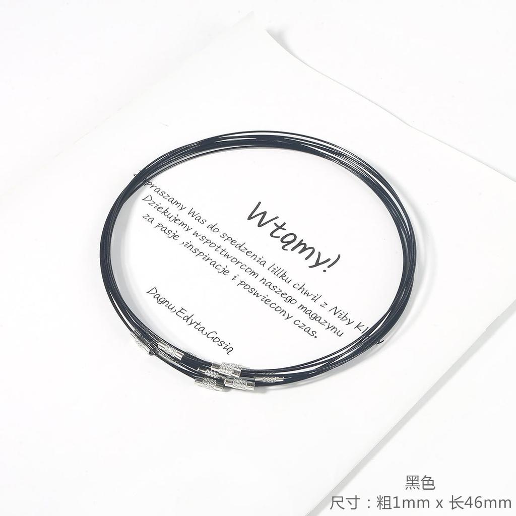 10pcs/pack Wire Collar Handmade DIY Necklace Lanyard Bracelet Ring Accessories