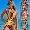 Women's 2025 High-End One-Piece Swimsuit: Slimming, Flesh-Covering, Huludao Swimwear INS Style