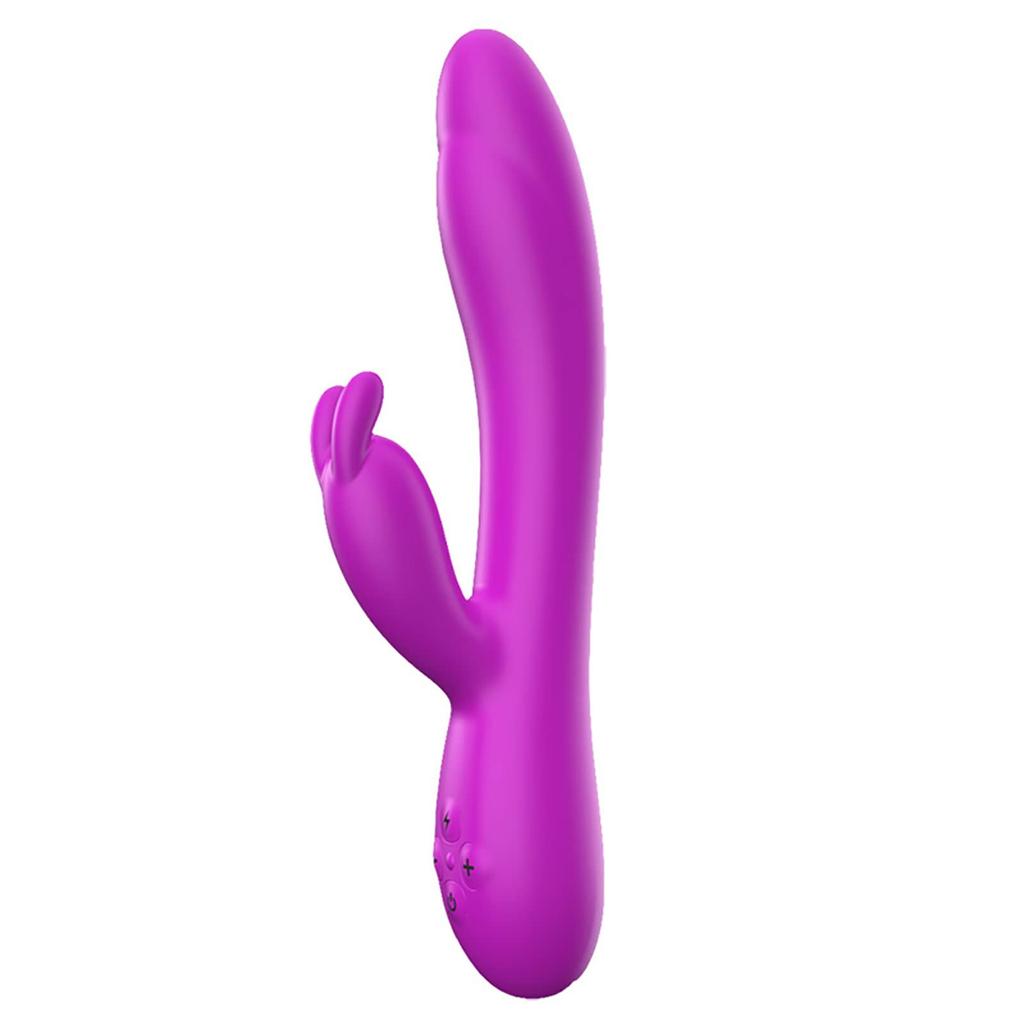Vibrator for Electric Dildo with 16 Dynamic Frequency USB High Silicone Material Women, Vibrations, Dual-Point Stimulation, Charging, Impact, Quiet,