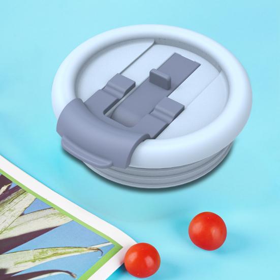 Крышка-трубочка для стакана, сменная силиконовая, герметичная, многоразовая, устойчивая к брызгам