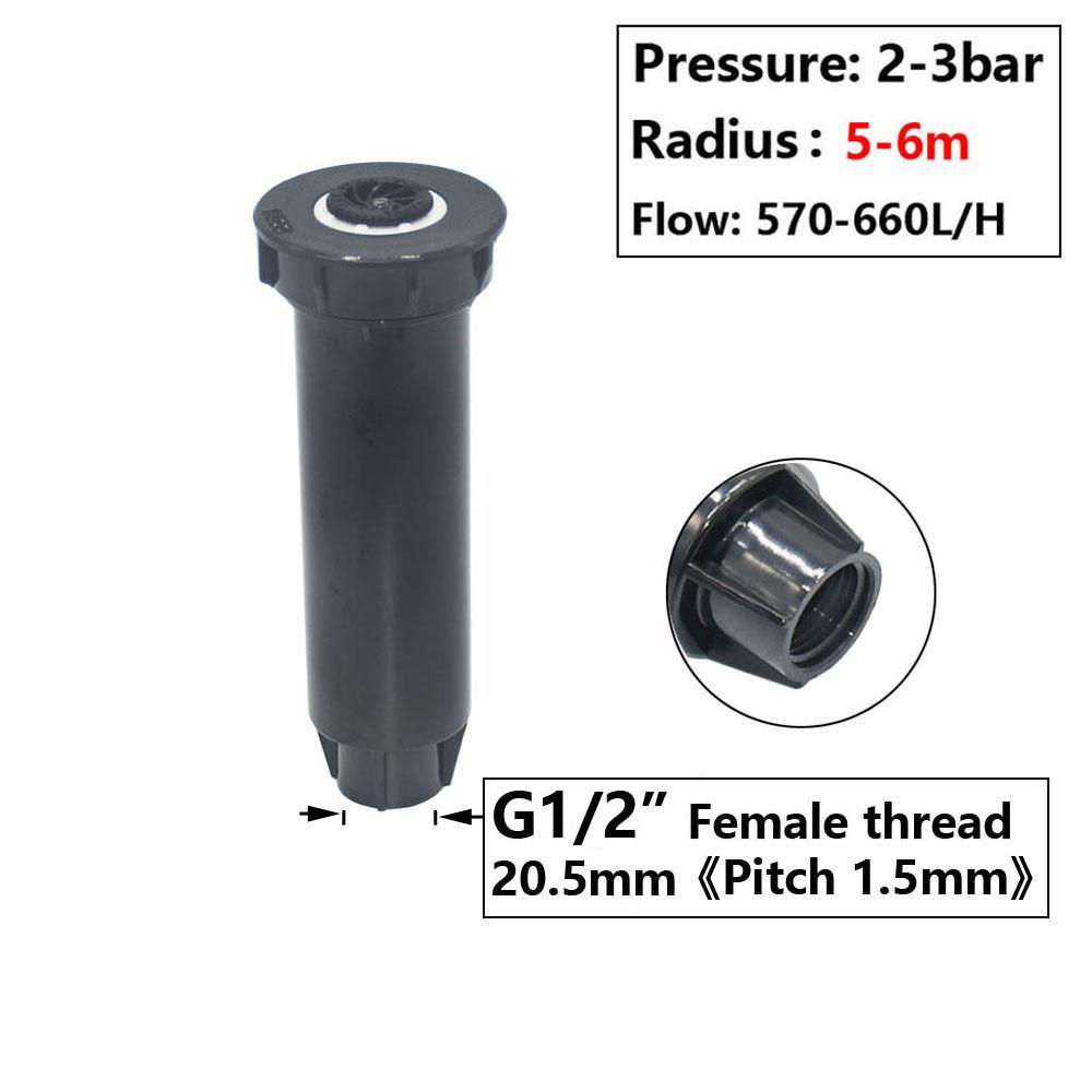 Irrigation Pop-up Sprinklers Replacement Scattering Nozzles 0~360 Degree Adjustable Garden Park Farm Grass Lawn Crops Watering