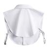 Fake Collar For Shirt Detachable Collars Solid Shirt Lapel Blouse Top Men Women Black White Clothes Shirt Accessories Dropship