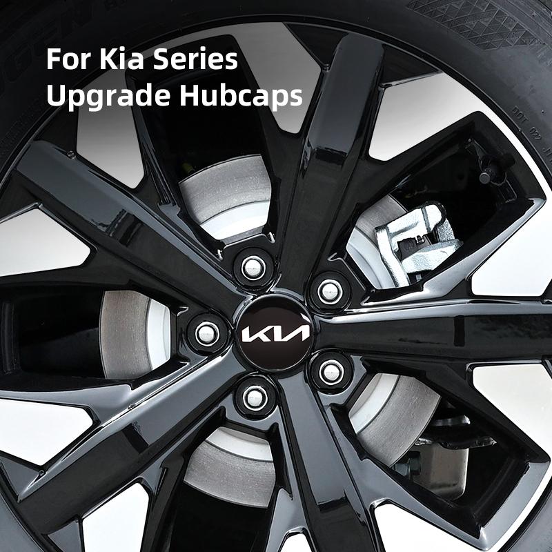 AABJA1 4Pcs Car Wheel Center Cover Hub Cap Auto Accessories For Kia KN GT-Line Sportage Ceed Rio Picanto Sorento Soul Cerato Venga