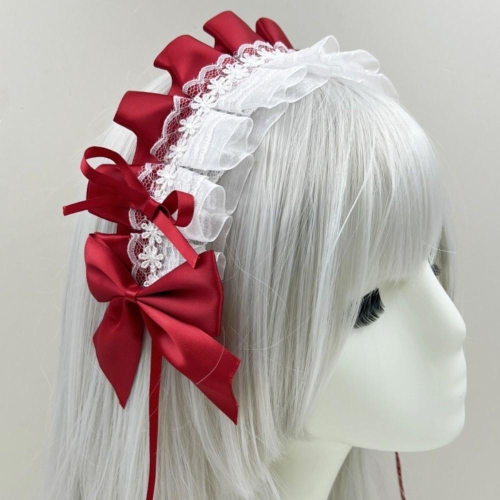 Hair Accessories Lace Headwear Multi-colored Lolita Headband Sweet Cosplay Hair Hoop Cosplay Party
