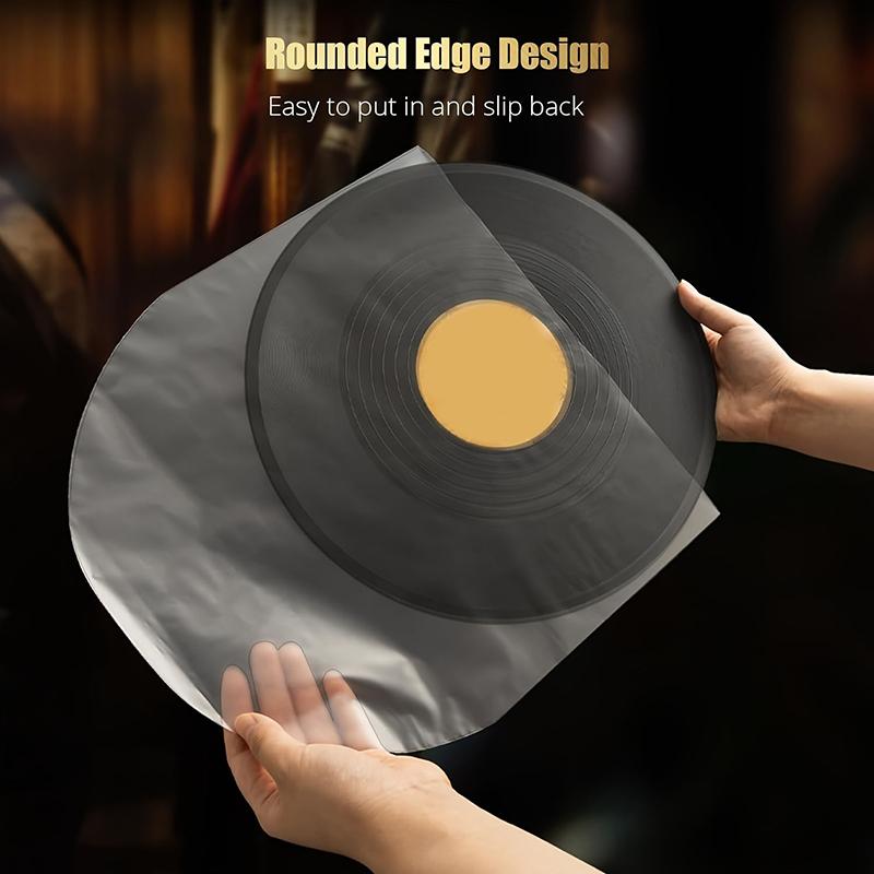 50 шт. 7/10/12 дюймов прозрачный виниловый защитный чехол для пластинок LP пластиковый пакет антистатические внутренние конверты для пластинок упаковочный пакет прозрачный чехол