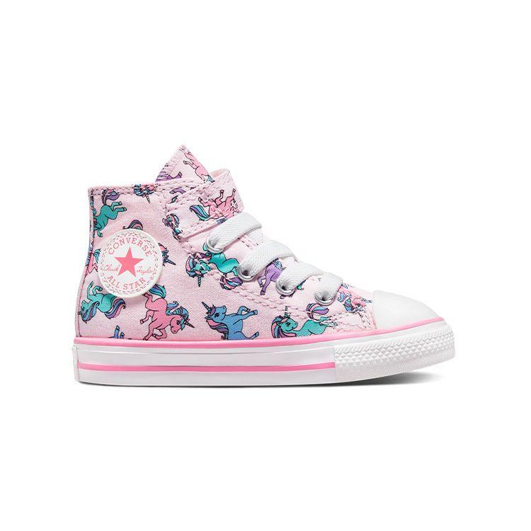 Converse Chuck Taylor All Star Canvas Удобные Прочные Высокие Кроссовки для Ходьбы Детская Обувь A01006C