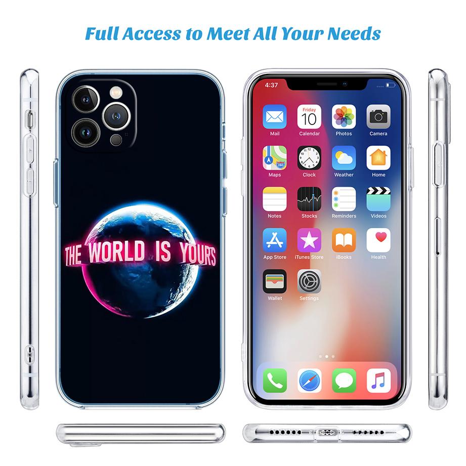S-Scarfaces Phone Case for Motorola Moto E13 E15 E20 E22 E22I E22S E30 E32 E40 E7 E7I G Plus Power Play Stylus G22 G14